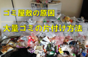 ゴミ屋敷の原因と大量のゴミを片付ける方法
