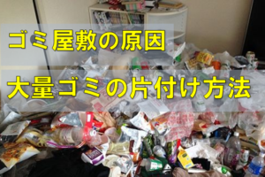 ゴミ屋敷の原因と大量のゴミを片付ける方法